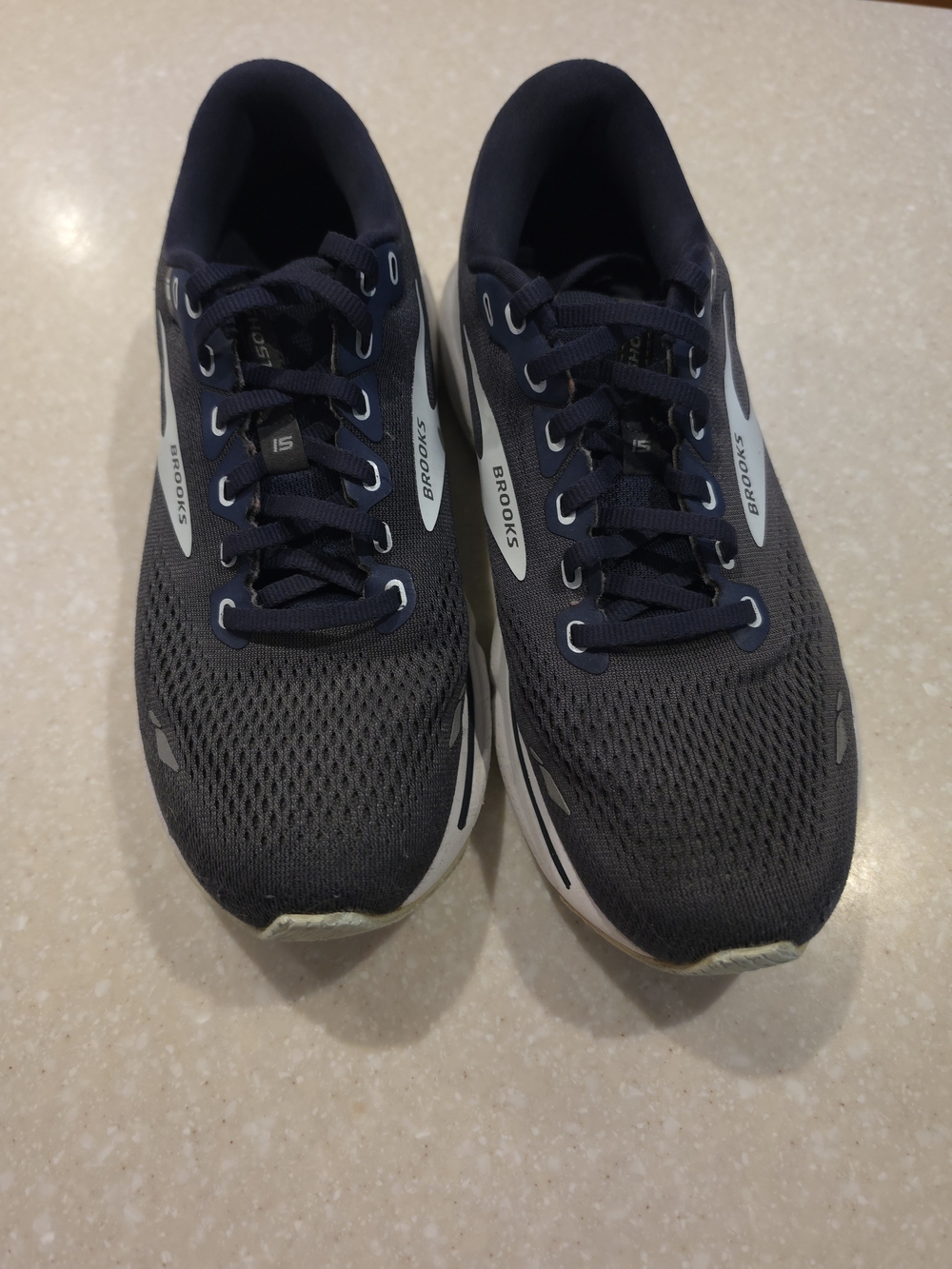 Brooks Ghost 15 1203801B450 Athletic Sneaker Women's 10B Blue Mesh Training Gym